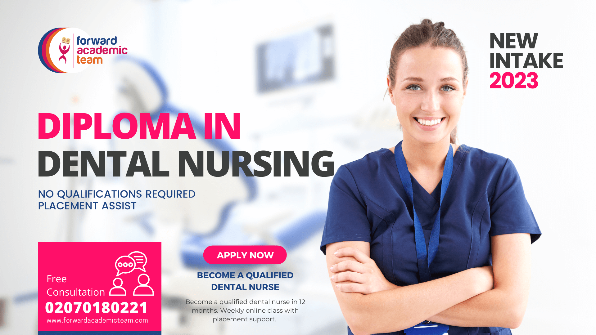 Jan 2023 Intake of Dental Nursing Diploma at Forward Academic Team