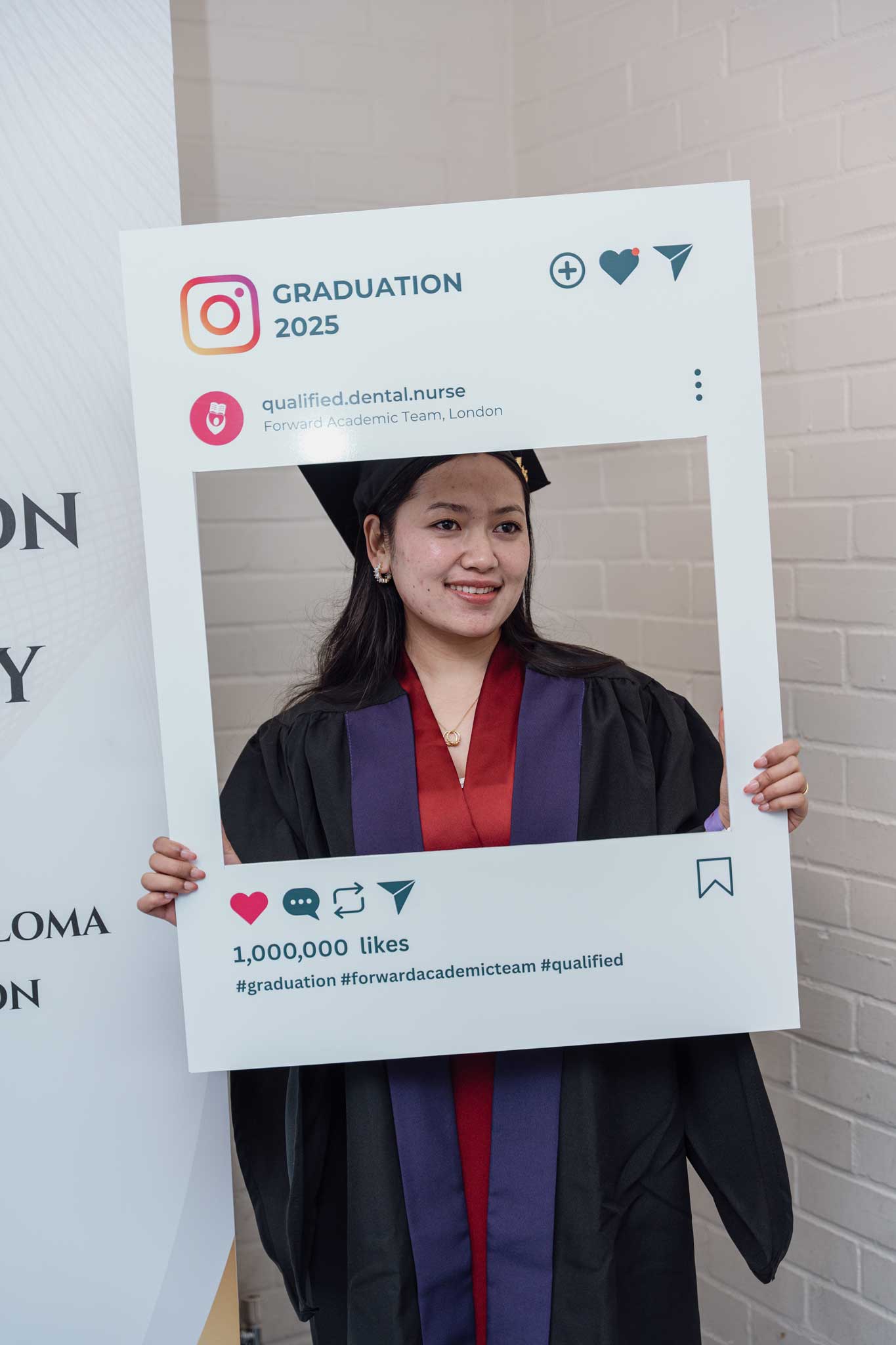 Graduates enjoying the photo session on the Graduation day of Forward Academic Team